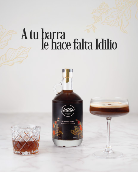social media post featuring drinks made with Idilio Coffee Liqueur