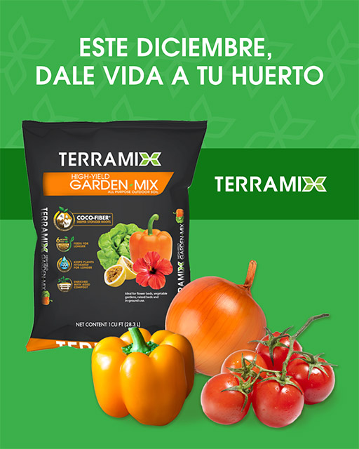 a social media post featuring Terramix products